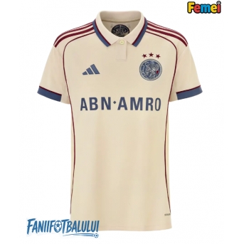 Ajax Tricou Fotbal Replică 2025-26 Femei Treilea